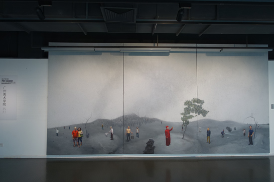 广州美术学院：范勃《空山》600×300cm 布面油画 2014年