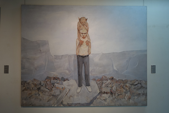 湖北美术学院：王晶《辈辈候》160×200cm 布面丙烯 2012年