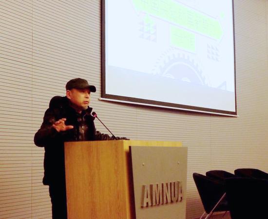 南京艺术学院传媒学院副院长盛瑨致辞