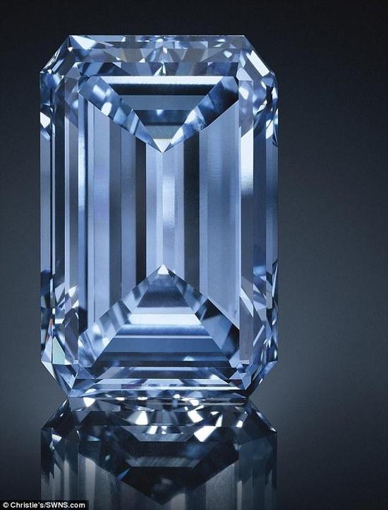 世界上最大的蓝钻，猜猜多少钱