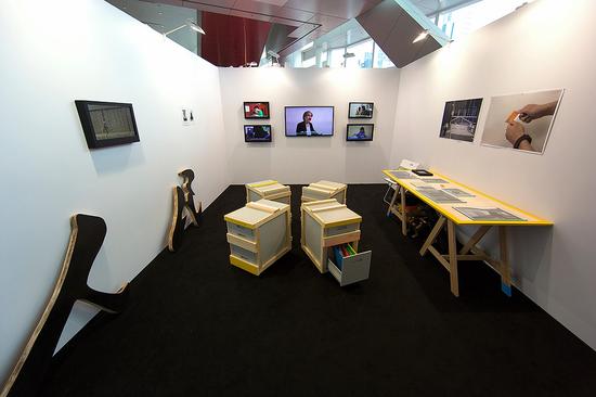 李继忠在2014年香港巴塞尔在Para Site 艺术空间展出的《人人档案》的展览