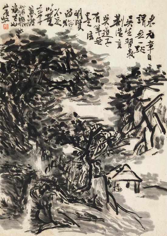 匡时2014秋拍

　　黄宾虹 焦墨山水  纸本镜心 48×34cm

　　RMB 4，485，000