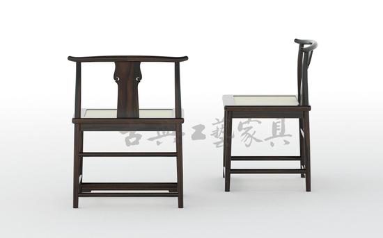 现代中式家具的设计绝非简单的外形创新,而是为了打造出色的产品,提升消费者的生活品质。(图为蒙亮为上品橼设计作品太和餐椅效果图)