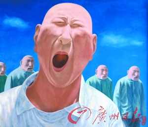 《系列二》（之二）（布面油画1991~1992年）