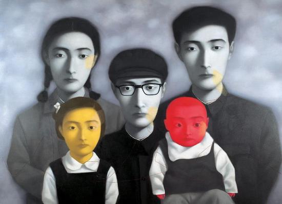《大家庭》(张晓刚)