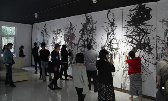 海稣水墨艺术展·水墨痕迹创作