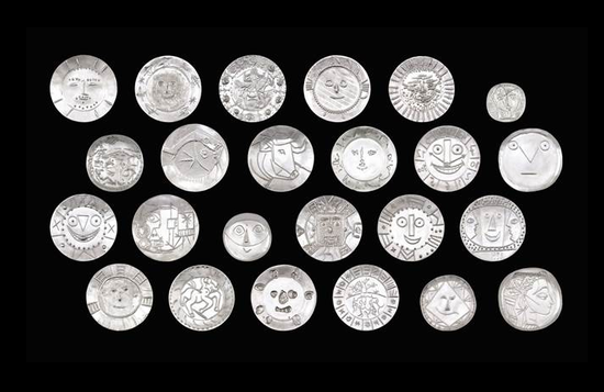 �Ͳ���‧�ϼ�����Pablo Picasso��1881�C1973��ȫ�׶�ʮ�ļ�����
��������1956����1967������մ���ƣ��ɸ������߼�Ƥ����‧�����Fran&ccedil;ois & Pierre Hugo��������������ÿ������ʮ�棬���������������������漰��Ȩ��
���ۣ�1,200����1,800���Ԫ��155����233����Ԫ