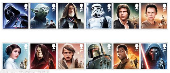 《星球大戰》(Star Wars)限量版紀念郵票