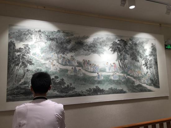 《逍遥山水——顾平中国画作品展》展览现场9