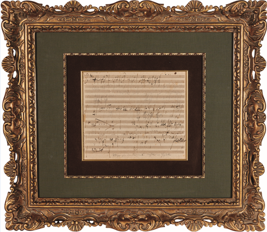 贝多芬《庄严弥撒》创作乐稿