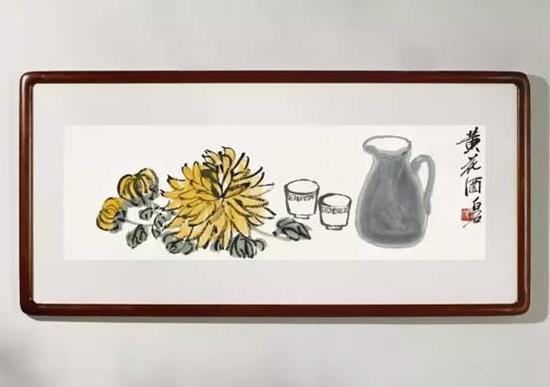Lot 132
齐白石(1864-1957) 黄花酒