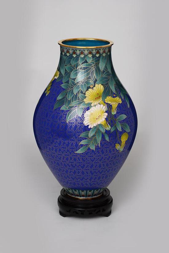 景泰蓝 “陶寿” 中国工艺美术大师 米振雄作品