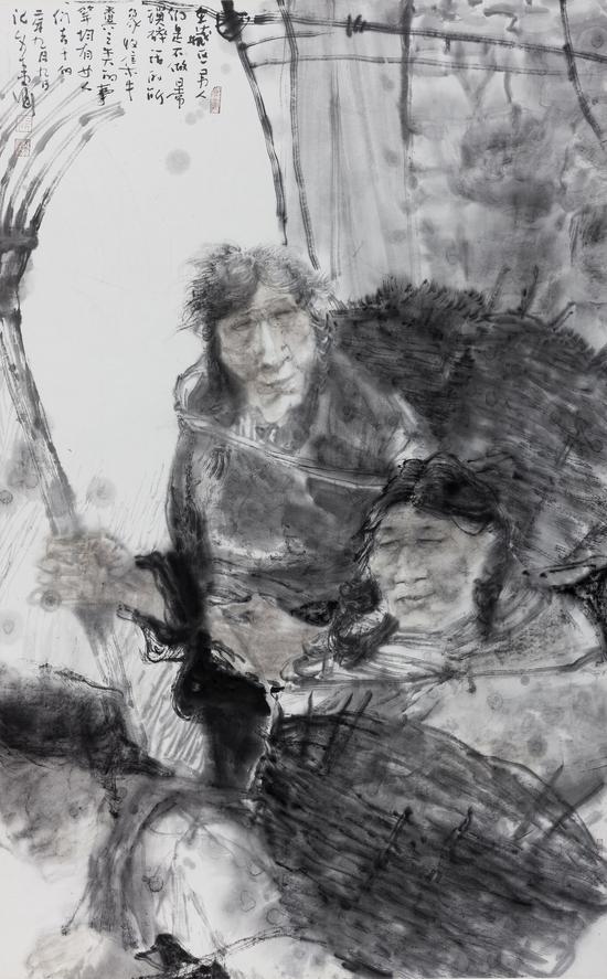 张文来新现实主义水墨画展亮相深圳|中国画|天津美术网-天津美术