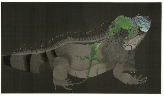 《大龙》,苏锐,140cmx60cm