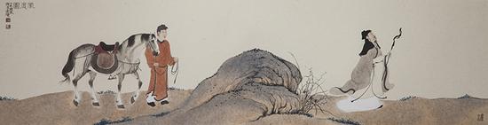 《风度图》,秦修平,34.5x137cm