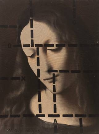 王广义 后古典系列-冥想的圣母  1988年 布面油画  84.5×64cm