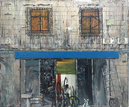 刘建明《小门店系列二》50X60cm 布面油画2015