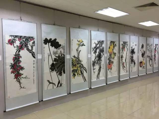 “中华腾飞”君寿书画展开幕式现场照片 (2)