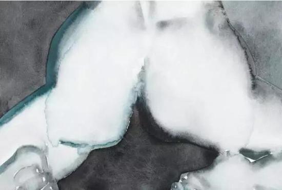 胡子,《Ass》,纸上水粉,28 X 41.3厘米,2015