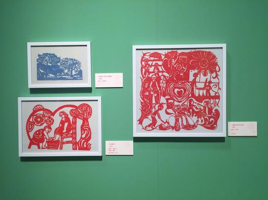 第三届全国儿童剪纸作品展开幕