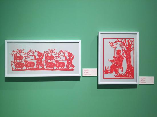 第三届全国儿童剪纸作品展开幕
