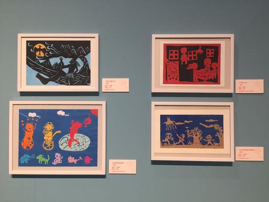 第三届全国儿童剪纸作品展开幕