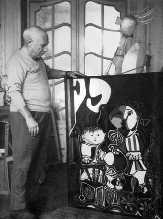 毕加索与他珍爱的《两个小孩》
