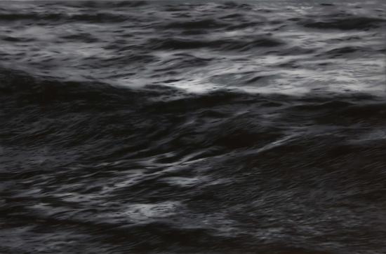 韩砚朝-那片海13号 布面油画150cmX100cm  The Sea No.13  Oil on canvas 2010年