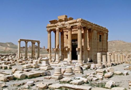 距今两千年的巴尔沙明古神庙，已遭ISIS炸毁