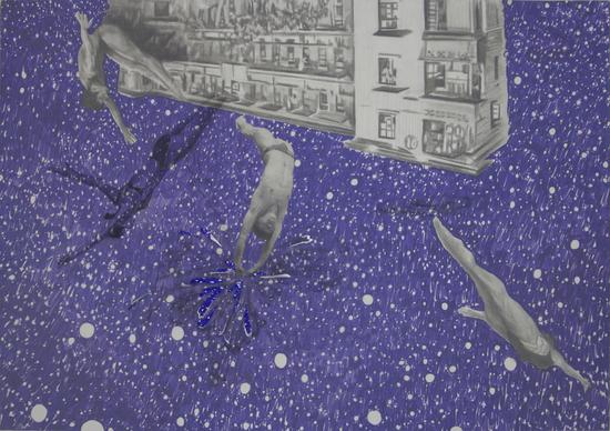 罗蔷-《致青春》-77x53cm-综合材料-2015副本