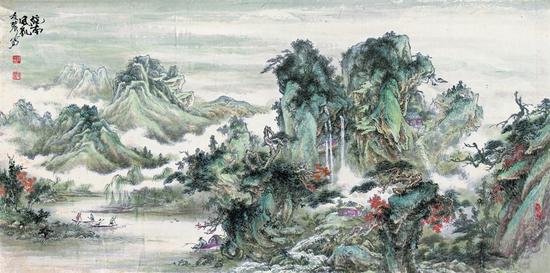 2013年皖南风貌（138×69cm)