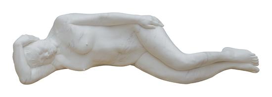 张大力-雕塑sculpture(汉白玉white marble)35X140X43cm,2015