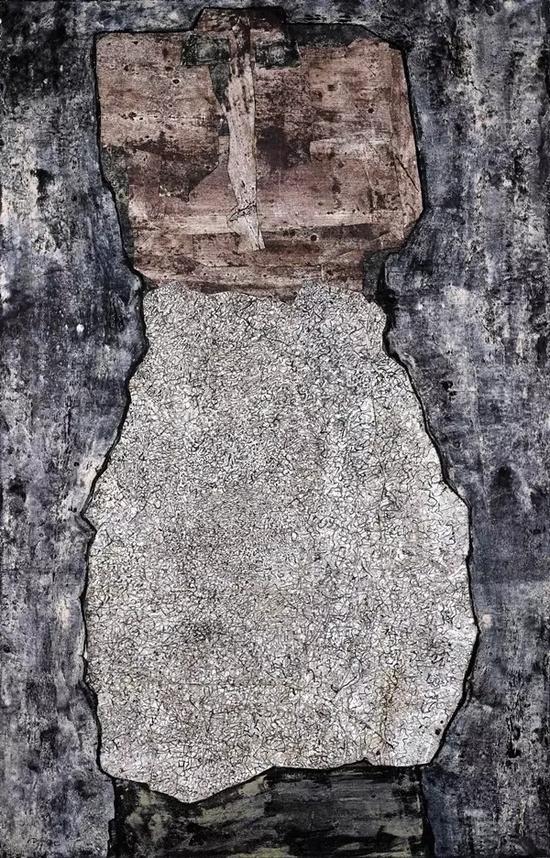 尚‧杜布菲（Jean Dubuffet），《光线耀眼的胡子》，1959。图片：致谢苏富比拍卖行.webp