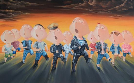 NEW MATCHING新齐步走 160X110CM