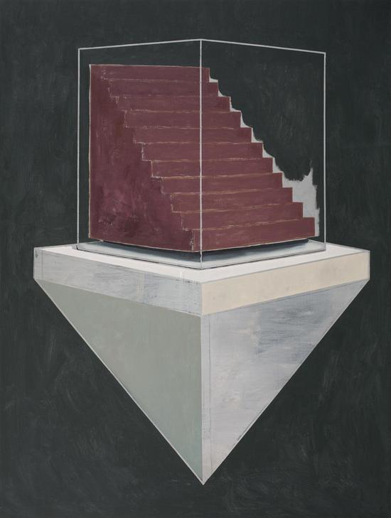 上一个台阶 160cmX120cm（布面油画）2015年