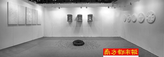 王俊艺作品，2014《滋长》，装置，灵芝、神龛等