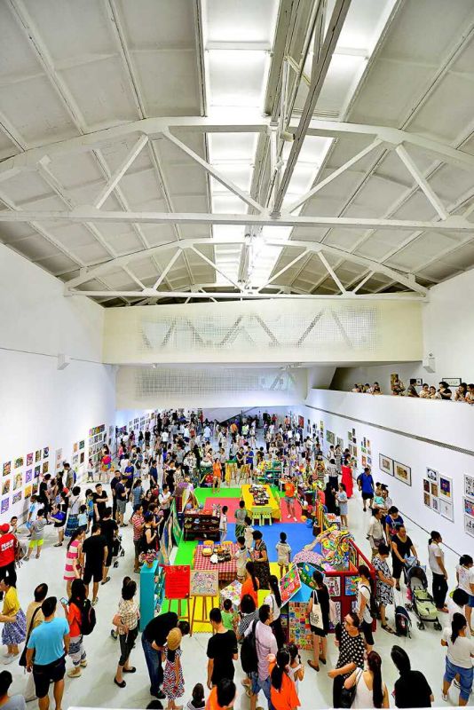 中国国际少儿艺术双年展现场