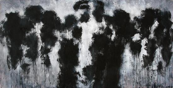 张方白-《展》300cmx150cm 布面油画  2015年