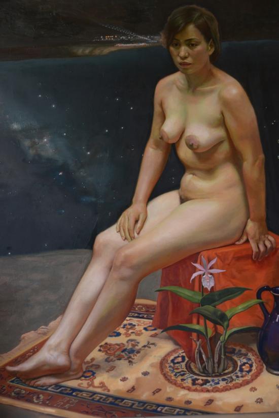 星光2004布面油画127×100cm