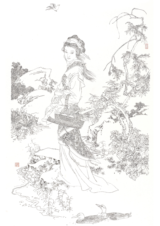 杨成伟 西施浣纱