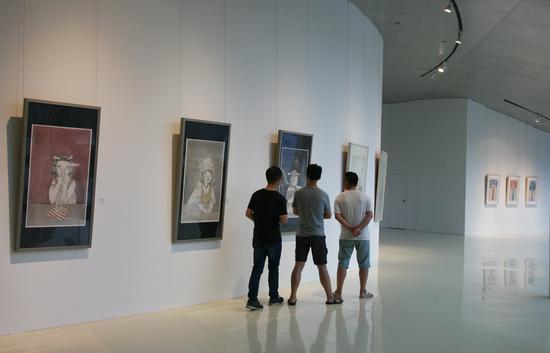 “水墨双生——青年水墨艺术家邀请展”现场