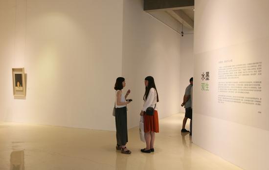 “水墨双生——青年水墨艺术家邀请展”现场