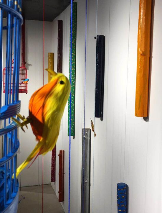 栖息地：王波个展现场照片 (1)