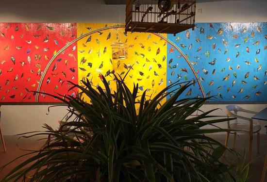 栖息地：王波个展现场照片 (3)