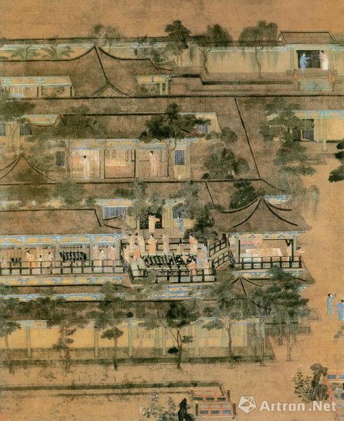 美国大都会美术馆所藏《宫宴图》