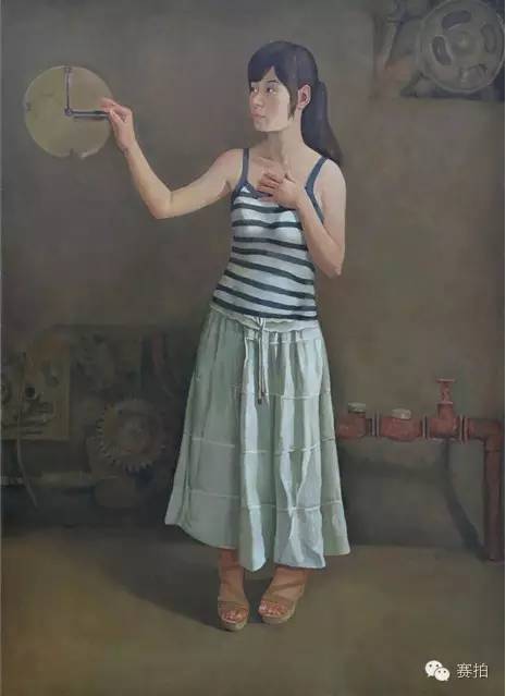 　《时间都去哪了》

　　材质：布面油画

　　尺寸： 150cmx120cm

　　时间 ：2015年