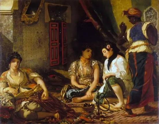 阿尔及利亚女人Women of Algiers in their Apartment, 1834