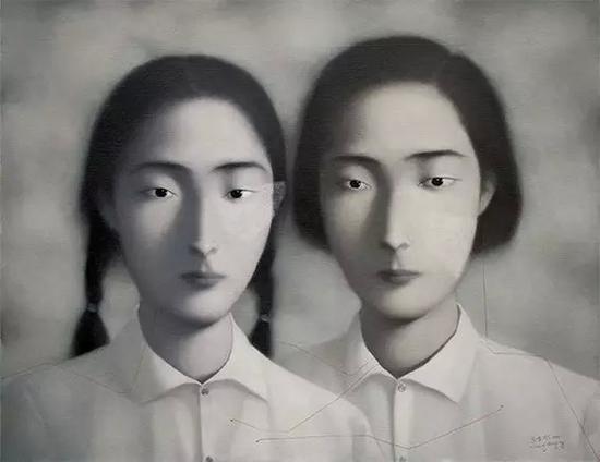 血缘－大家庭：同志6号，布面油画，1996