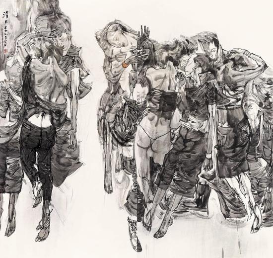清月 180cm×180cm 张江舟