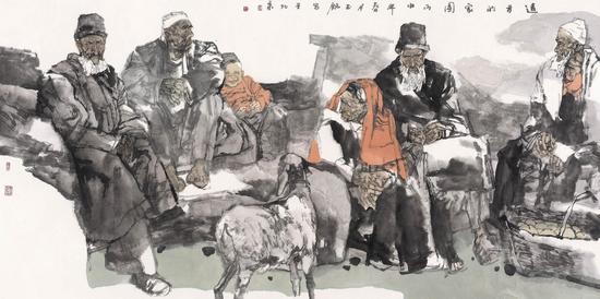 远方的家园 68cm×136cm 陈钰铭